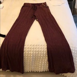 Purple palazzo pants